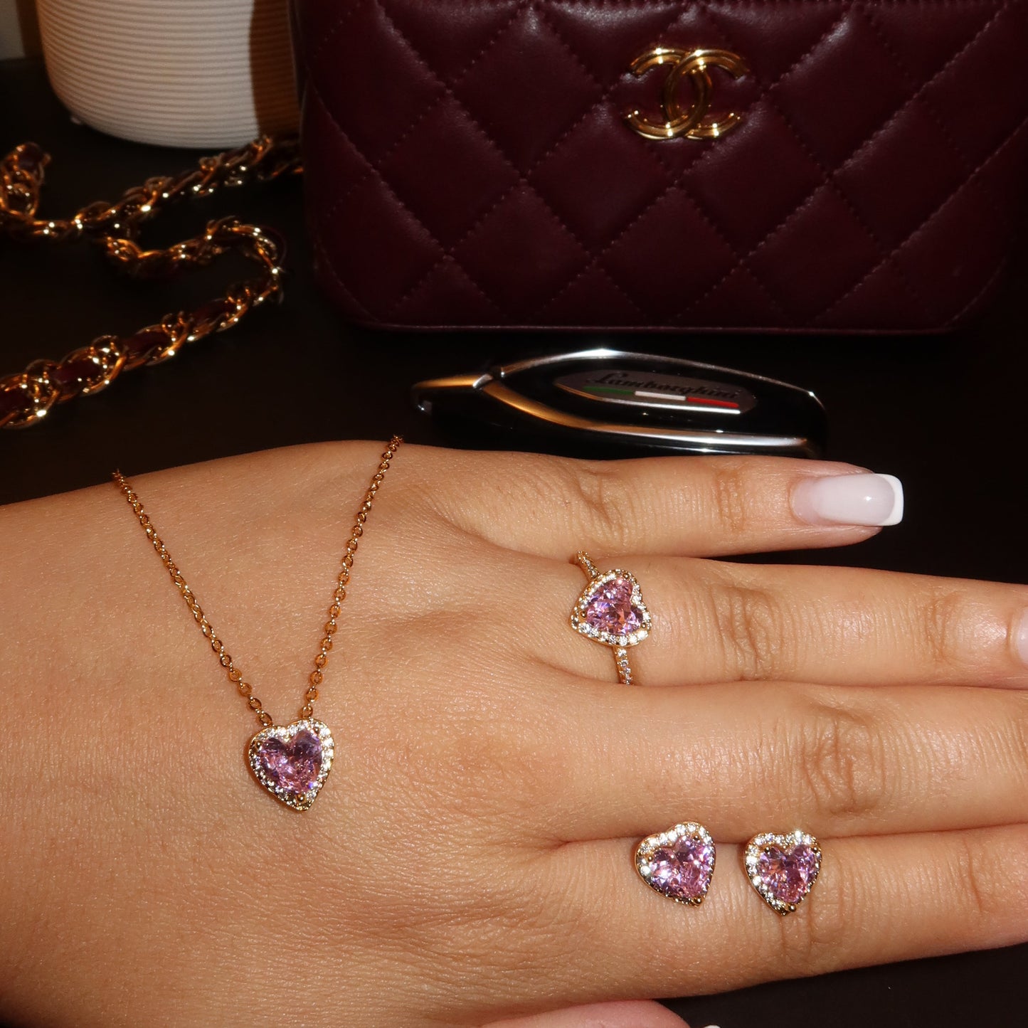 Pre-Order: Pink Heart Full Set