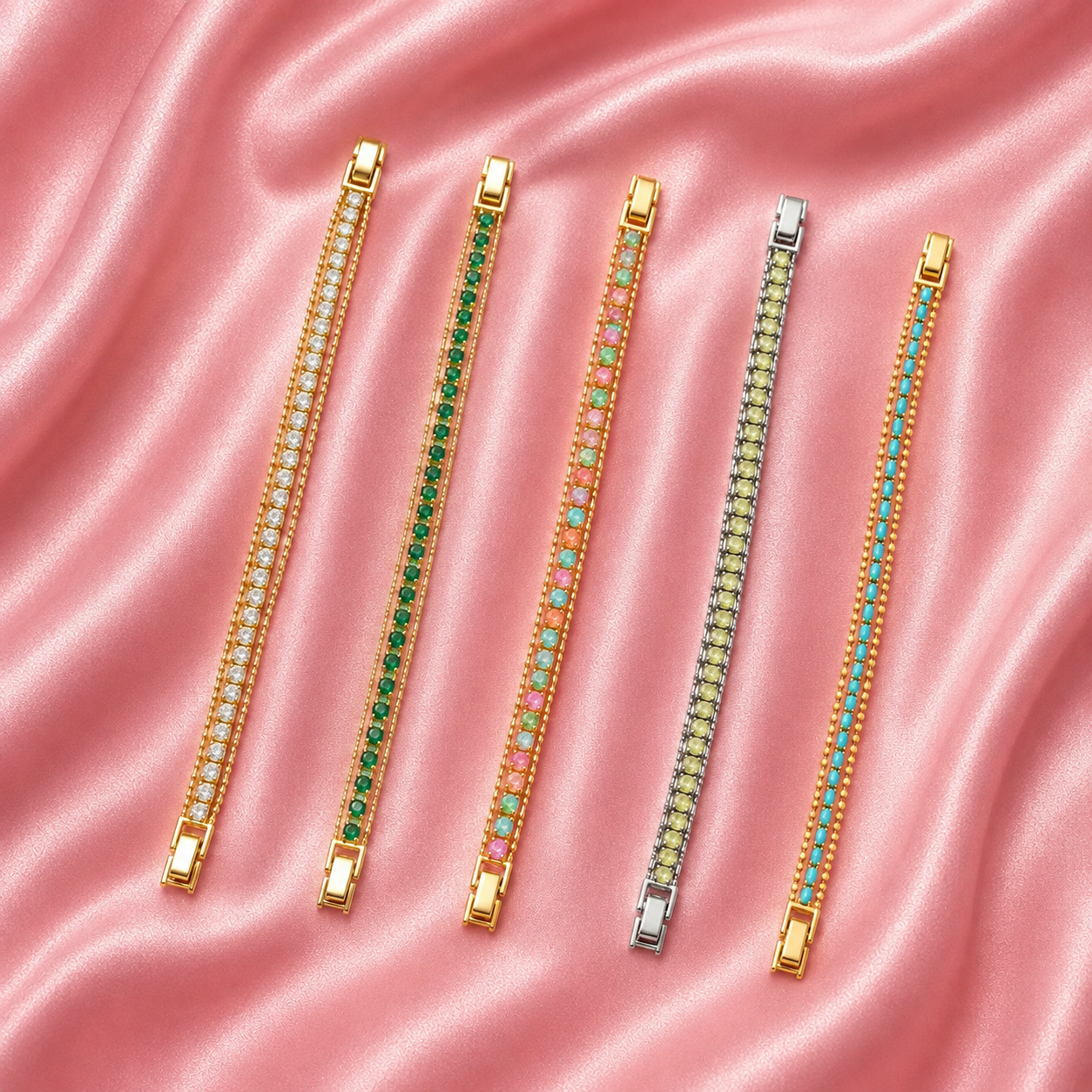 Layered Tennis Bracelet