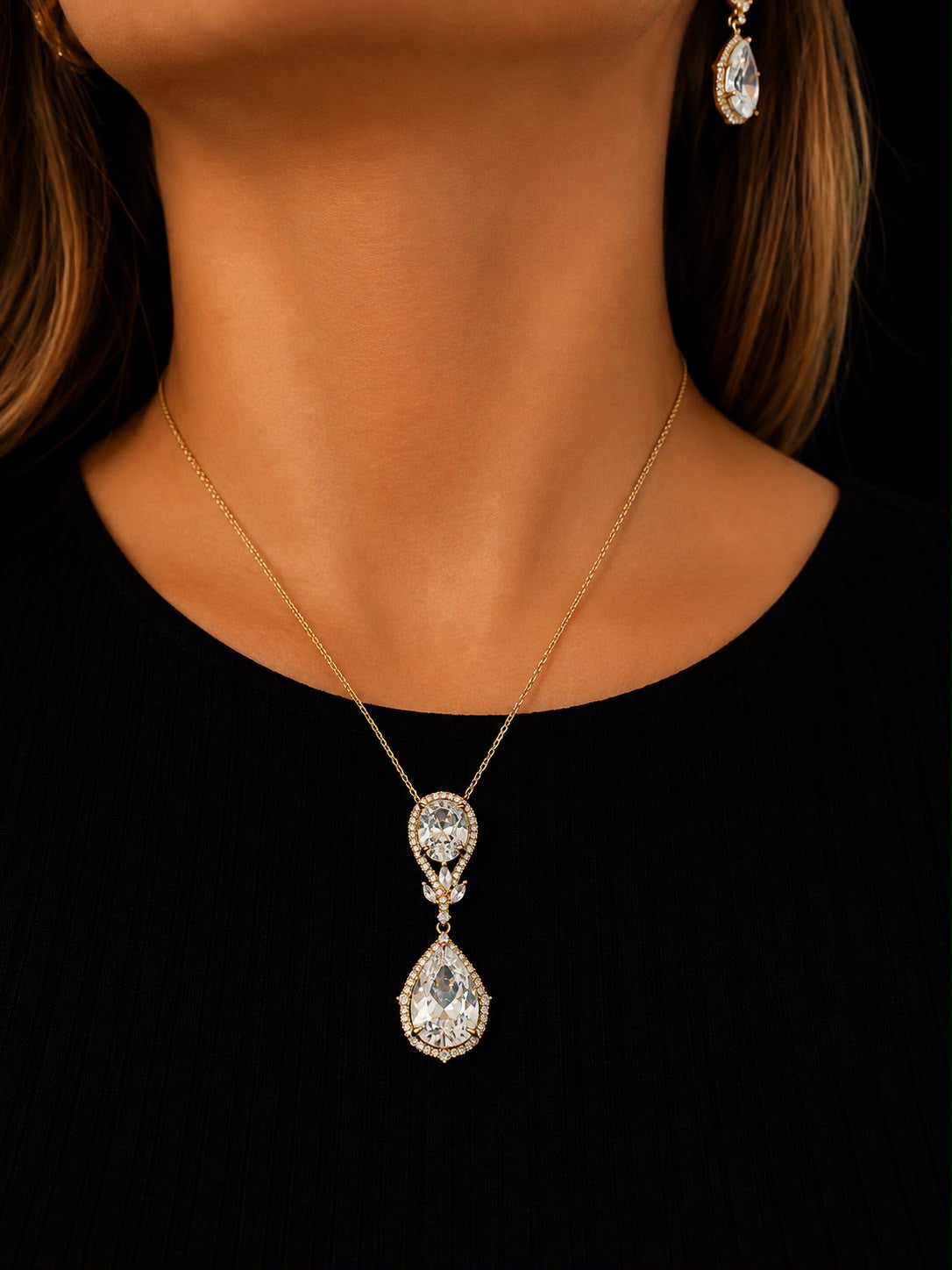 Mesika Inspired Set 5 (Necklace and Earrings)