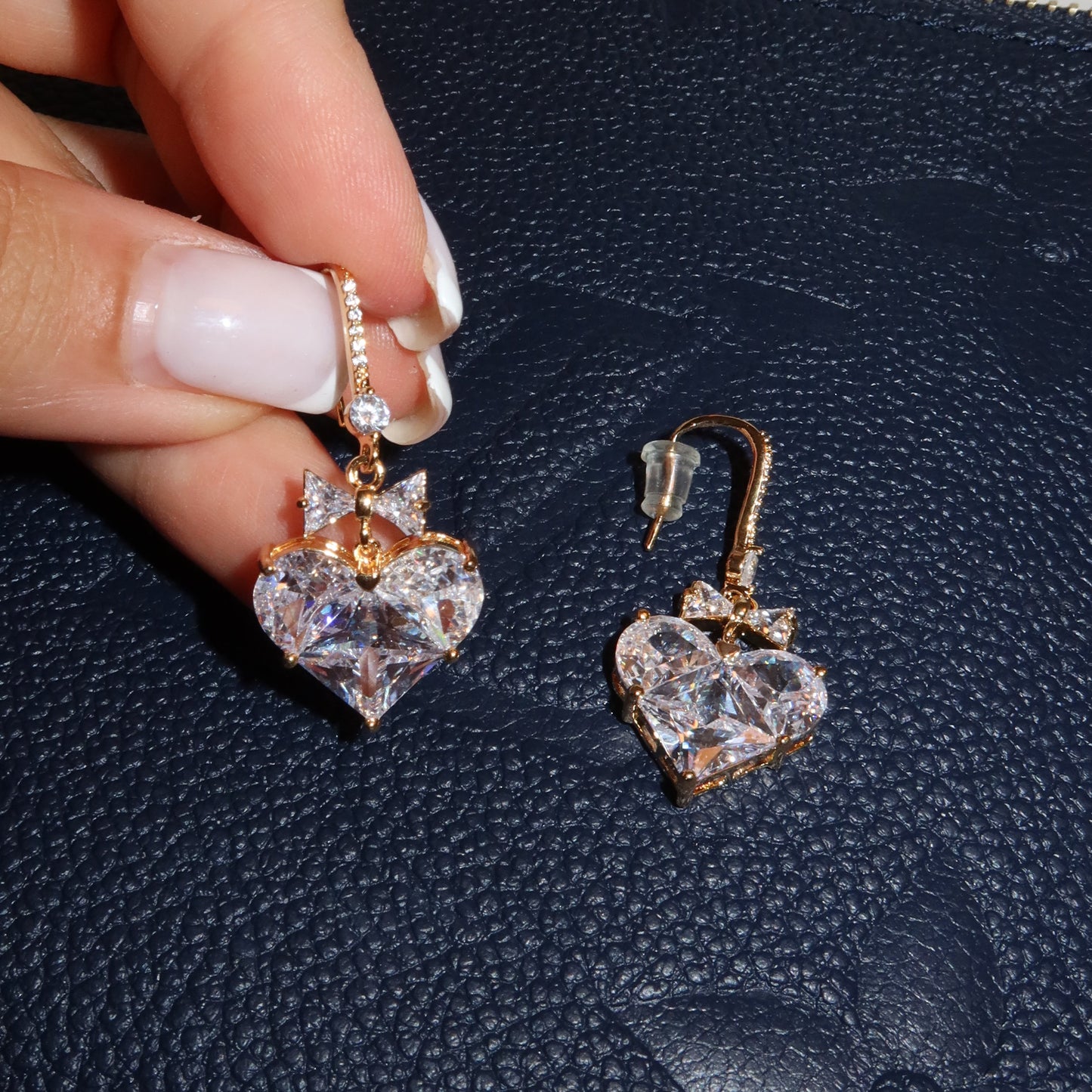 Pre-Order: Cherish my Heart Diamond Earrings