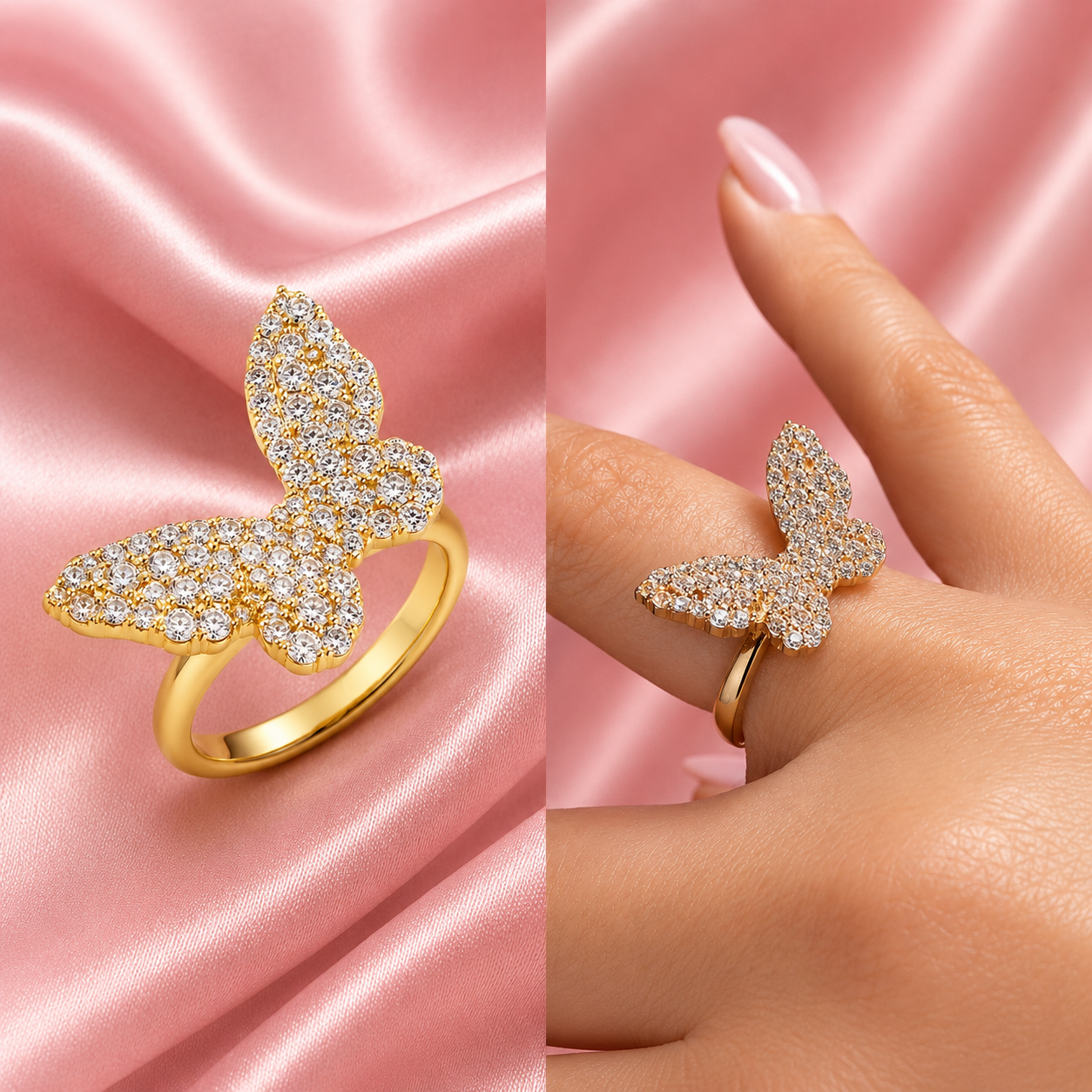 The Flutter Ring - Adjustable