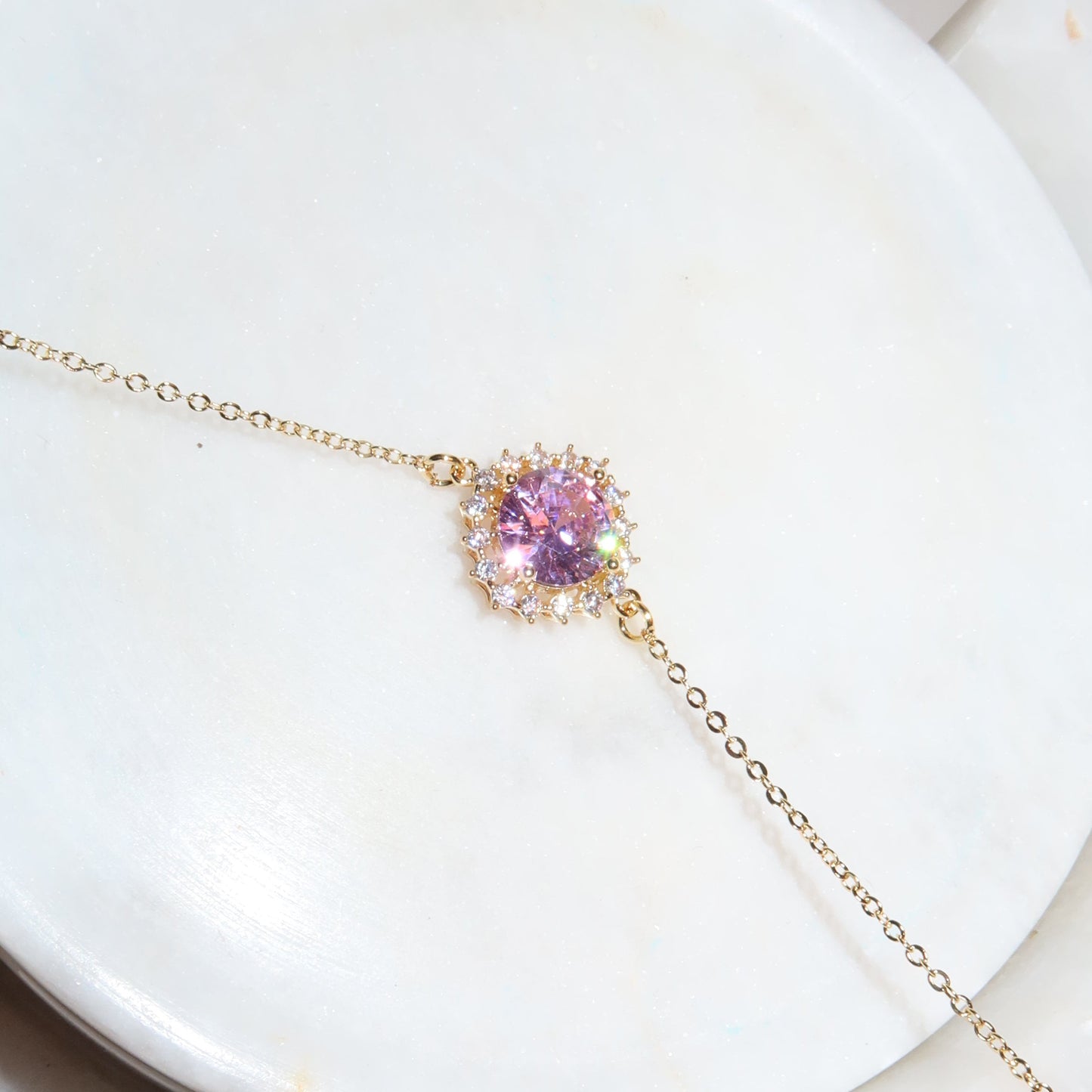 Pink Diamond Bracelet