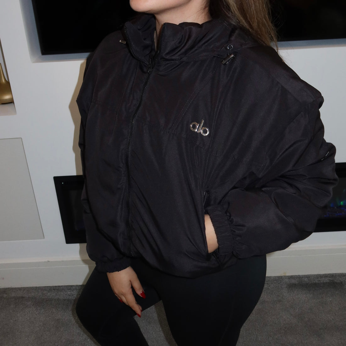 Cropped Bomber Jacket