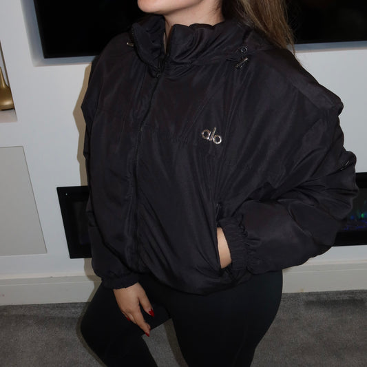 Cropped Bomber Jacket
