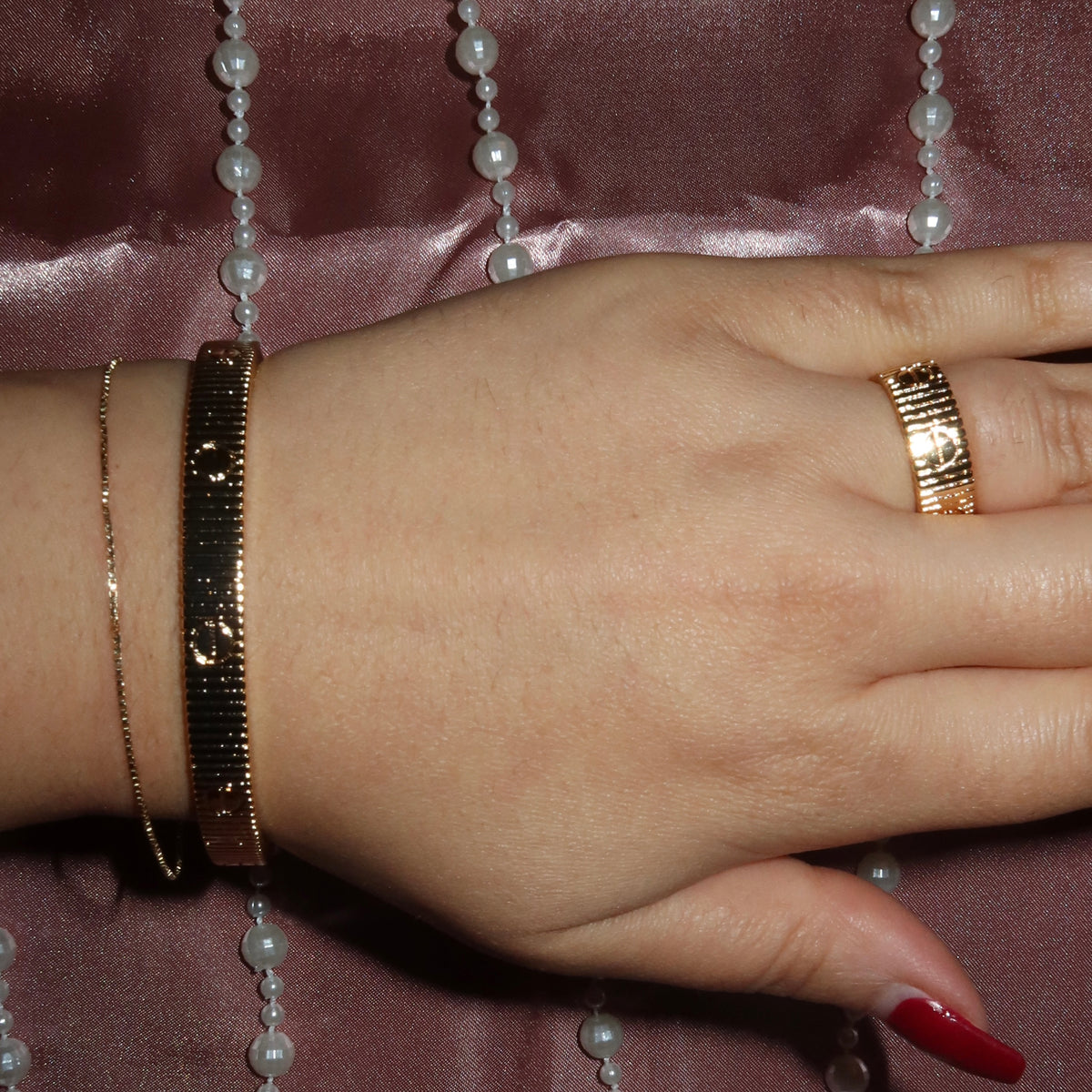 Flexi Bangle and Ring Set