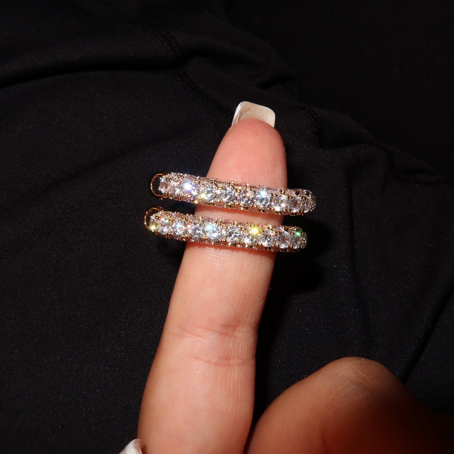 Diamond Tennis Hoops