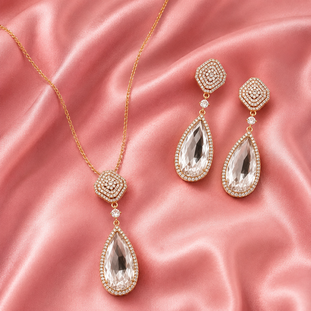 Mesika Inspired Set 2 (Necklace and Earrings)