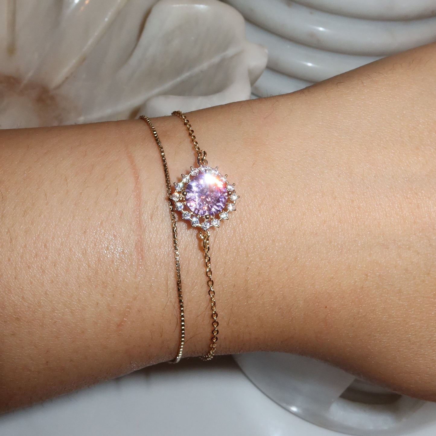 Pink Diamond Bracelet