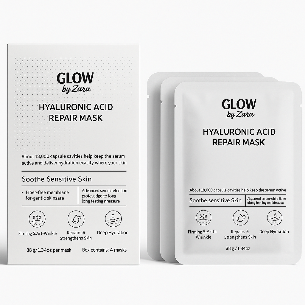 Hyaluronic Acid Repair Mask - Pack of 4