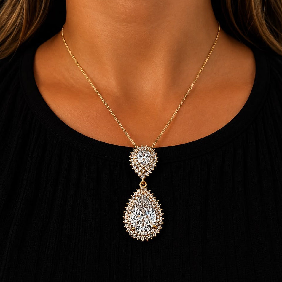 Mesika Inspired Set 3 (Necklace and Earrings)