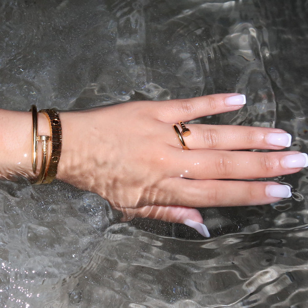 Nail Bangle and Ring Set