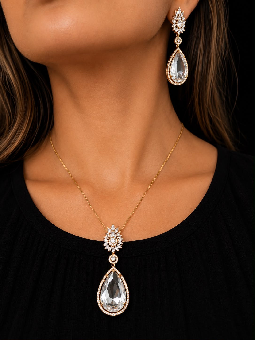Mesika Inspired Set 1 (Necklace and Earring)