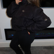 Cropped Bomber Jacket