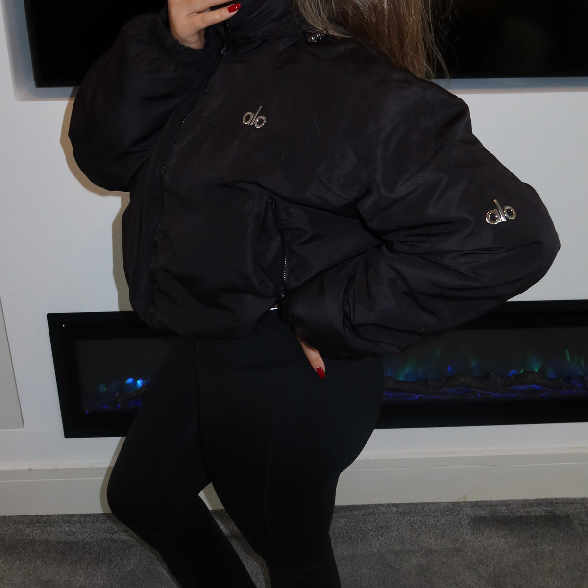 Cropped Bomber Jacket