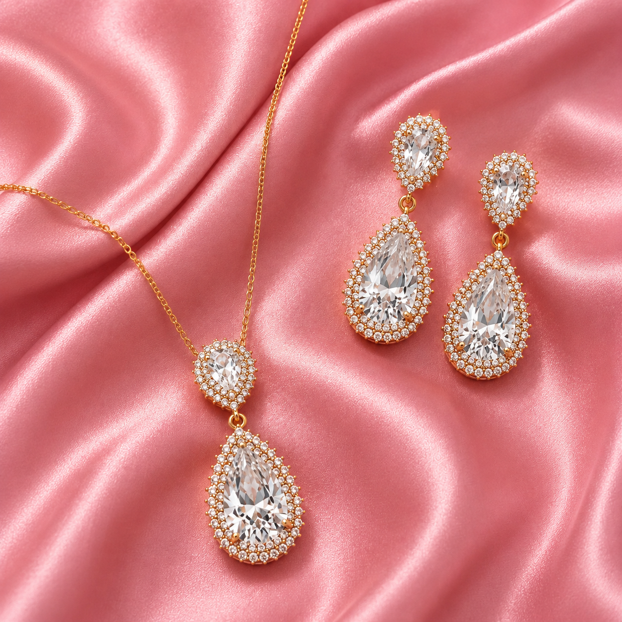 Mesika Inspired Set 3 (Necklace and Earrings)