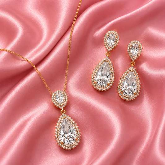 Mesika Inspired Set 3 (Necklace and Earrings)
