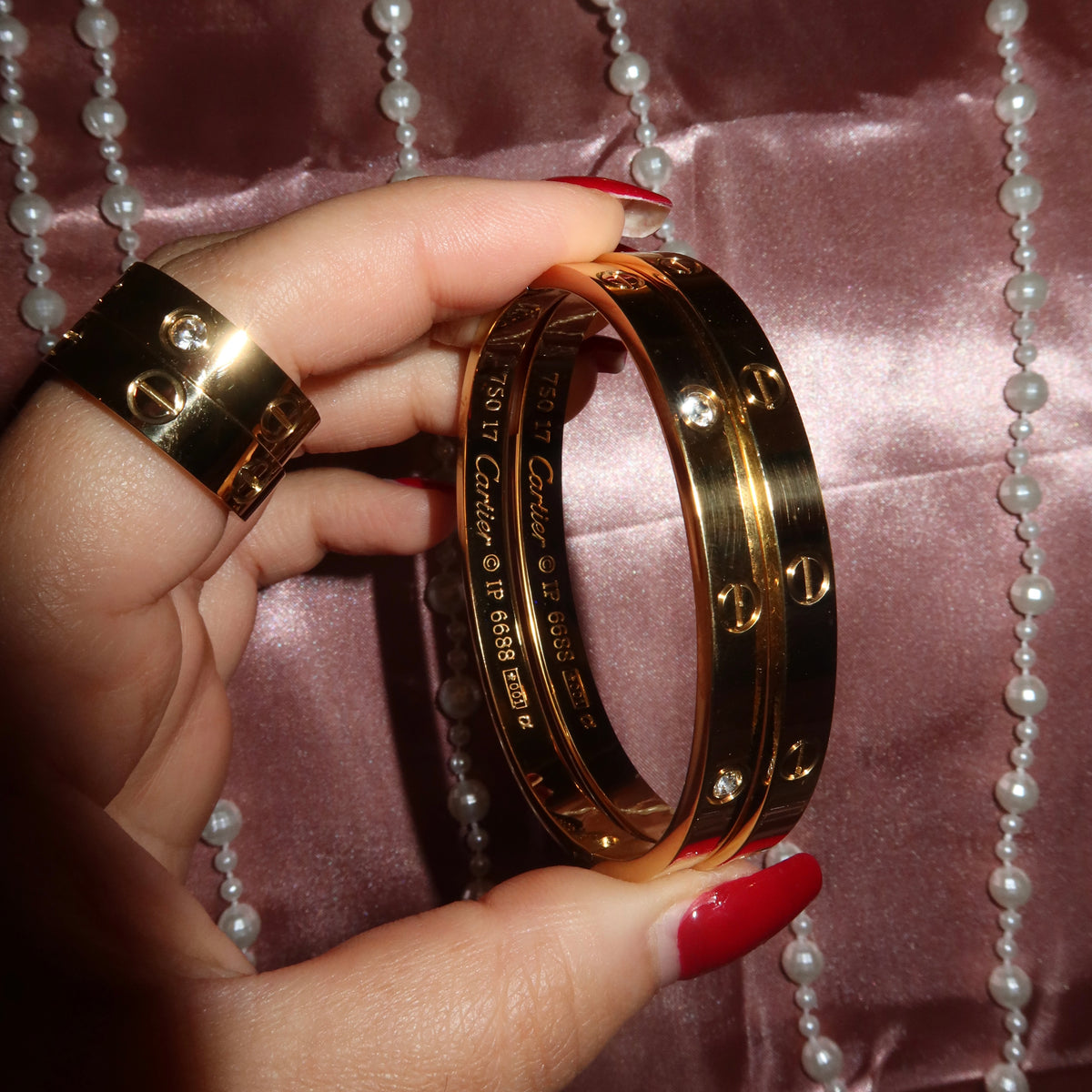 Love Bangle and Ring Set