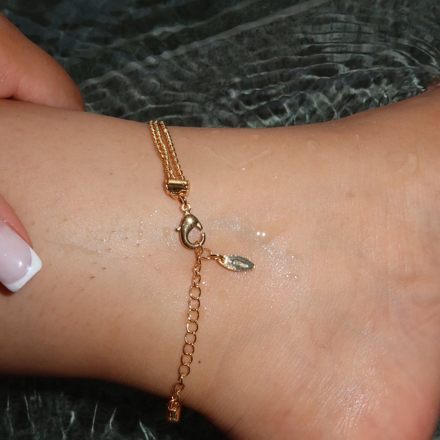 Triple Thread Anklet