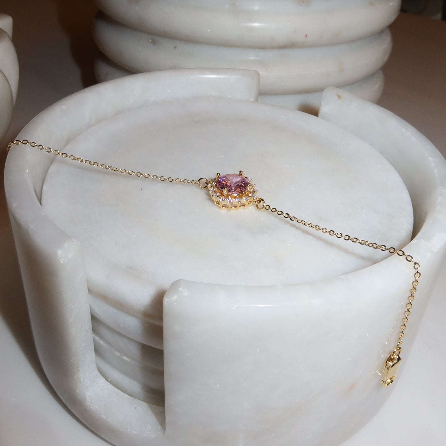 Pink Diamond Bracelet