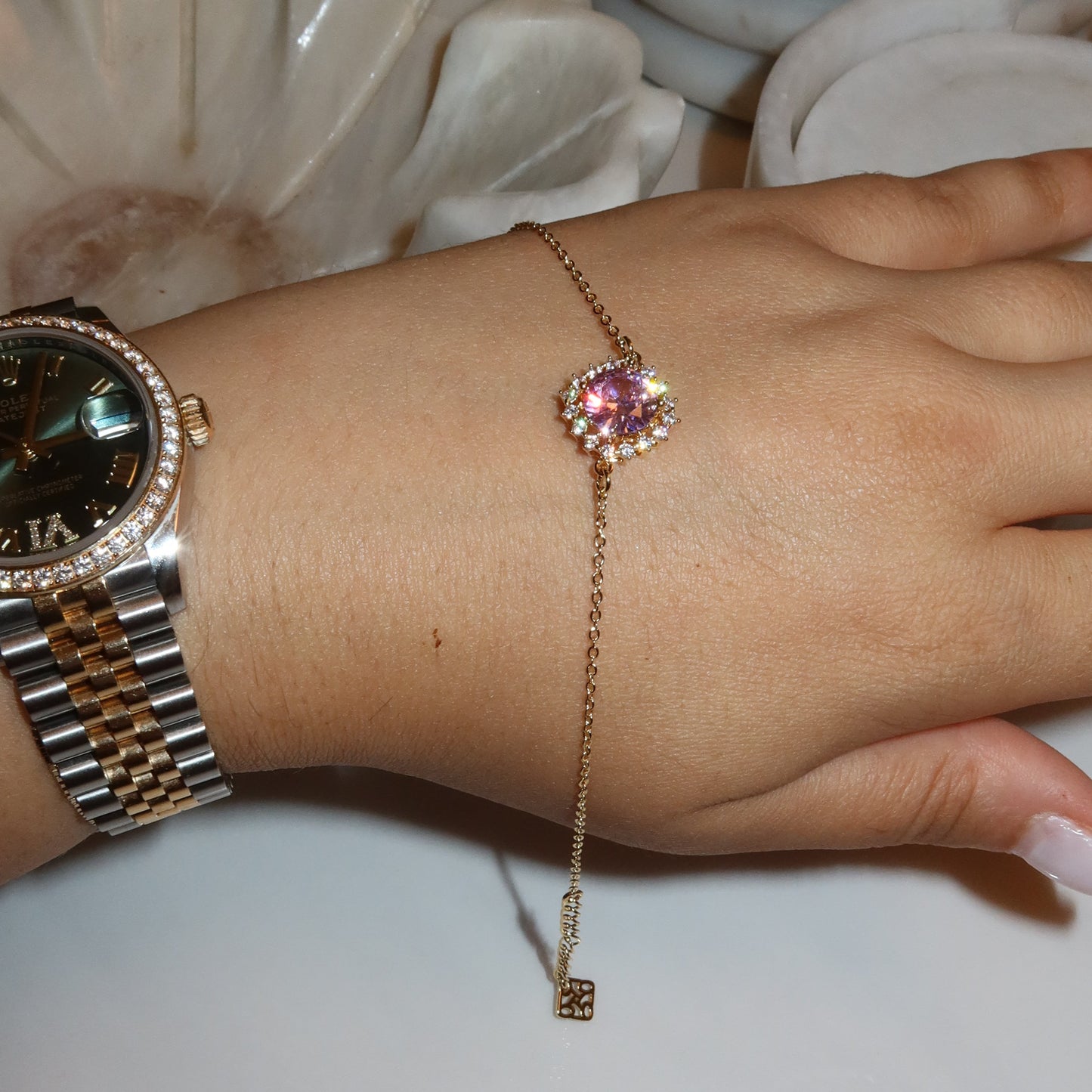 Pink Diamond Bracelet