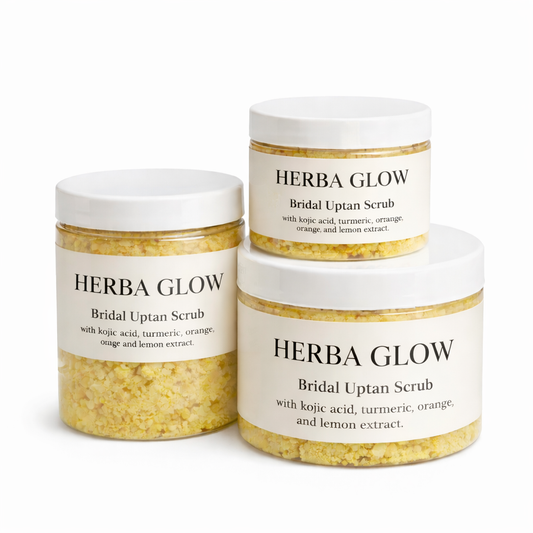 HerbaGlow Bridal Ubtan Scrub 300g