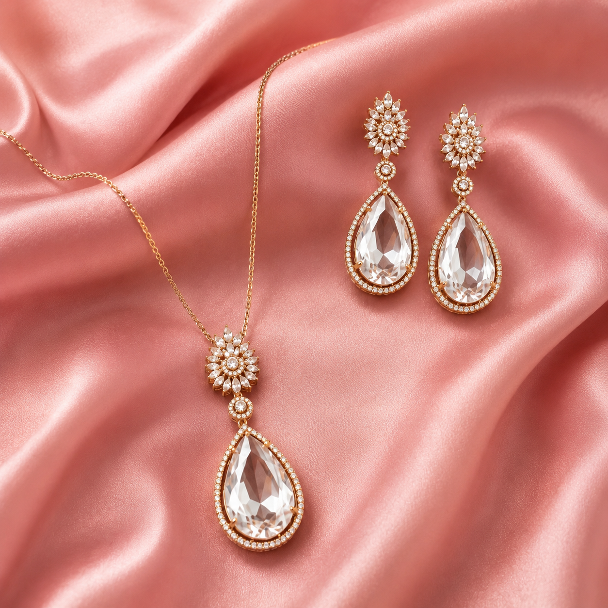 Mesika Inspired Set 1 (Necklace and Earring)